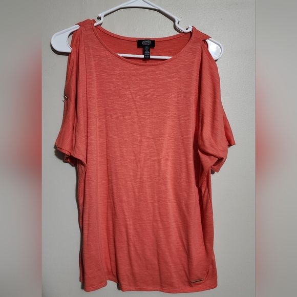 Jones New York‎ Medium Shirt Coral - Picture 1 of 7